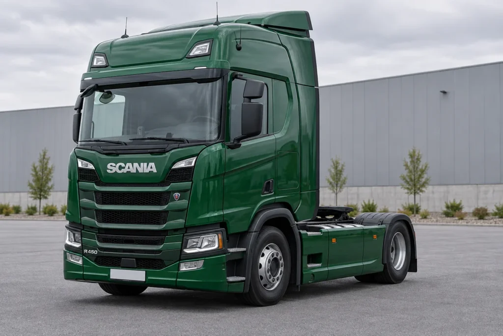 Roheline Scania R450 sadulveok – illustratiivne pilt